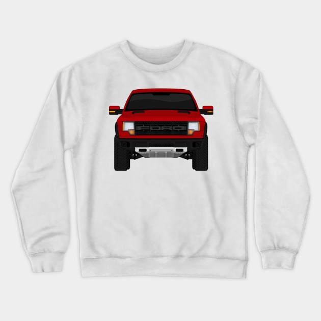 Raptor 2013 Ruby red Crewneck Sweatshirt by VENZ0LIC